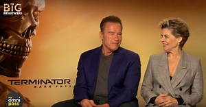 WATCH: Arnold Schwarzenegger and Linda Hamilton on the new Terminator and older women saving the world