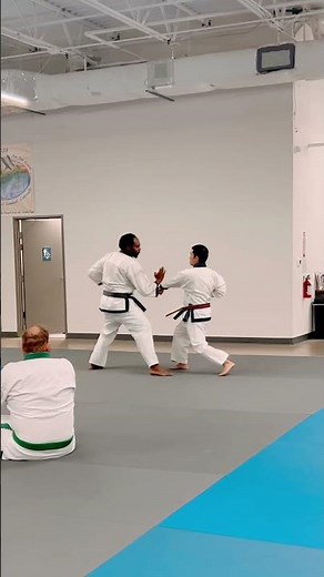 Adult Kumite Sparring Drills #karate #combatsport #tangsoodo #tkd #training #martialarts #soobahkdo
