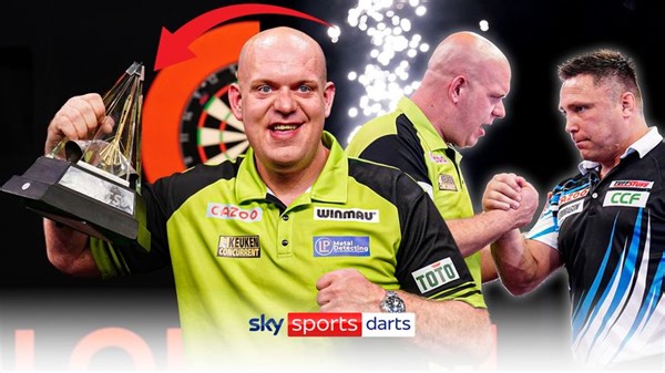 Michael van Gerwen beats Luke Littler 8-6 to claim World Series win in Dutch Darts Masters final