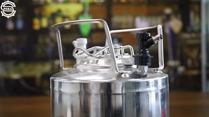 PERA 2 Pair Ball Lock MFL Beer Keg Disconnect Set with Swivel Nuts (2) 5/16 Gas, 1/4 Liquid Barbed