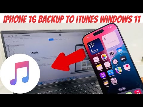 How to Backup iPhone 16 iTunes Windows 11