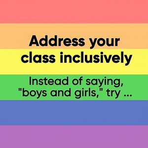 13 reactions · 3 comments | The smallest gestures can make the biggest difference. Start with inclusive language in your classroom. | HMH Education | Facebook