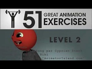 4 Levels of “51 great animation exercises to master”