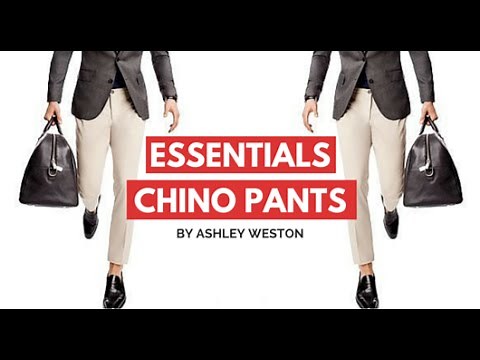 Chino Pants - Men's Wardrobe Essentials - Khakis Chinos Navy Tan Brown