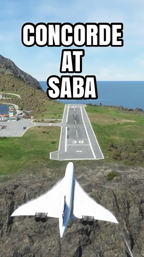 Aaron Rheins on Instagram: "Concorde Landing on World’s SHORTEST Runway! (SABA) #msfs #flightsim #flightsimulator #concorde #saba #aviation #flying #supersonic #topgun #darkstar #avnerd #aviationnerd #msfs2020"