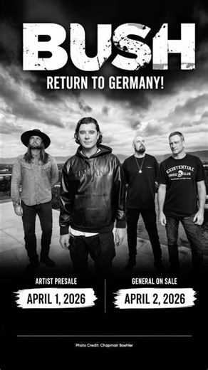 Bush – Kicking Off Their German Tour