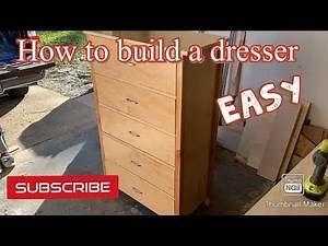DIY How To Make a Wood Dresser