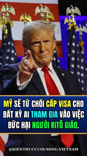 THE US WILL REFUSE TO ISSUE VISAS TO ANYONE INVOLVED IN THE PERSECUTION OF CHRISTIANS