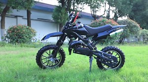 Gpower Gasoline 49cc Dirt Bike for Kids 6-15,2-Stroke Gas Power Mini Dirt Bike,1-Seater,Black