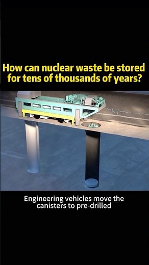 How can nuclear waste be stored for tens of thousands of years#knowledge #science