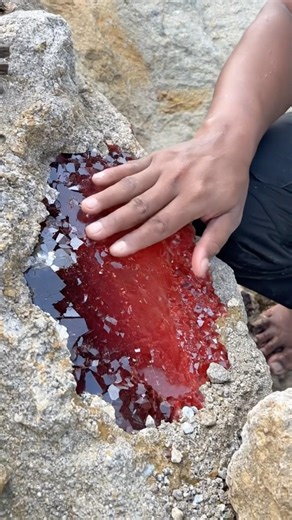 The Great Discovery of rubies #rubygems #gemstones #satisfying #discovery #gemquality #usa #reels