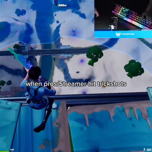Epic Trickshots by Streamers in Fortnite