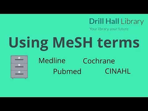 Using MeSH terms