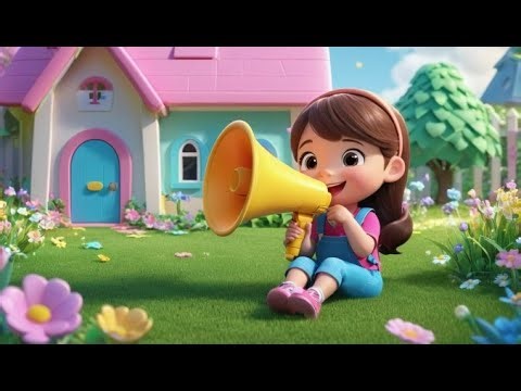 Toy Megaphones Go Shout Shout Shout | English Nursery Rhyme | Kids Songs | Baby Music