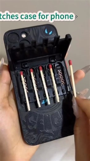 NioToys | **🔥📱 Light Up Your Night with This Matchstick Phone Case!** Meet the **Glow Match Phone Case** – where emergency fire meets futuristic... | Instagram
