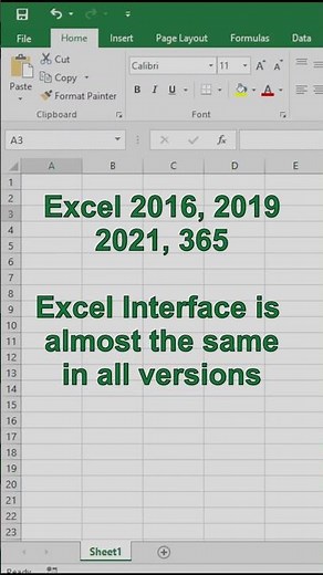 Excel Version Confusion? 2016 vs 365 Explained