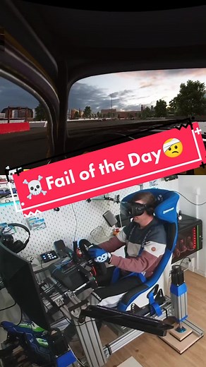 ☠️ Fail of the Day🤕 #crash #crashtest #fail #failvideo #simracing #wreckfest #fyp #viral #trending