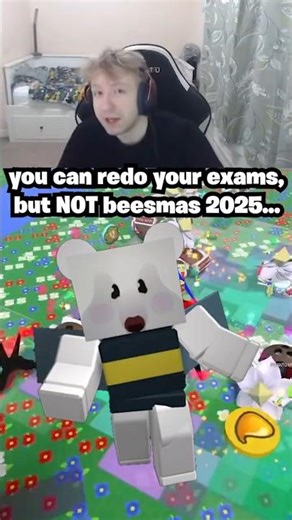 you can redo your exams, but NOT beesmas 2025... (Bee Swarm Simulator)