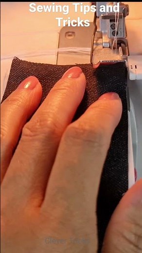 Sewing Tips and Tricks for Beginners part 8 Overlocker Tricks #shorts