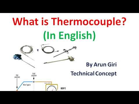 [English] What is Thermocouple? Construction Working Principle and Applications