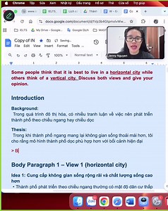 IELTS Writing: Horizontal vs. Vertical City Debate