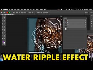 How To Create Water Ripple Effect In Photoshop Tutorial | Graphicxtras