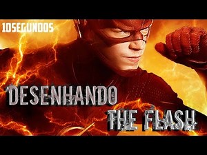 Speed Drawing - Barry Allen THE FLASH**** DESENHANDO O FLASH
