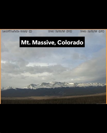 A peek at Colorado's 2nd #tallest peak - Mt. Massive. 🌎⭐️ | Planet Leadville