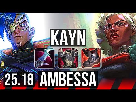 KAYN vs AMBESSA (TOP) | KR Diamond | 25.18