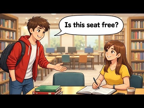 English Conversation in the Library | Daily English Speaking Practice for Beginners 2026