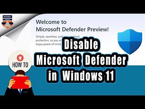 How to disable Windows Defender in windows 11 | direct method or using group policy