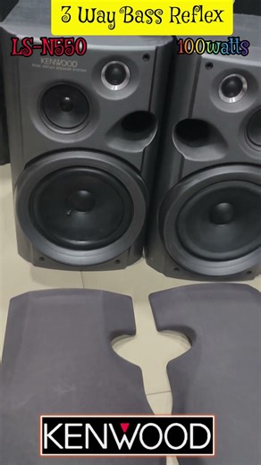 kenwood LS-N550 100Watts 3 Way bookself #3wayspeaker #kenwood #tremdingshorts #shorts #speaker