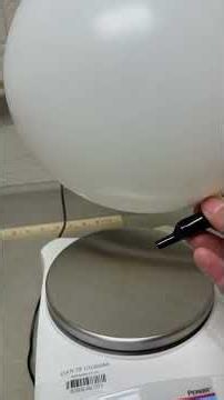 #physics what has a greater scale reading - an inflated or deflated balloon? Here is the answer.