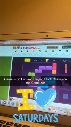 Game is So Fun and Playing Block Champ on the Computer