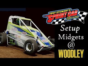Tony Stewart's Sprint Car Racing Setups - Midget @ Woodley Motor Speedway