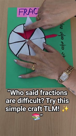 #FractionTLM #CraftTLM #MathWithCraft #LearningWithFun #CreativeTeaching