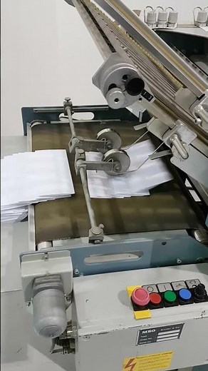 MBO T-49/4 Paper Folder with Slit, Perf and Score Hubs, Tool Kits Included