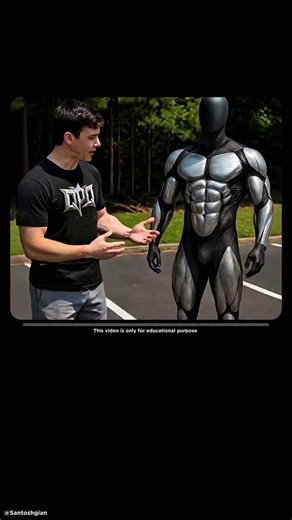 Santosh AtoZgian on Instagram: "fake muscle suit for superheroes in movies.....#superman"