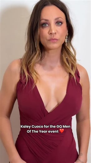 Hollywood Actresses on Instagram: "Kaley Cuoco for the GQ Men Of The Year event ❤️"