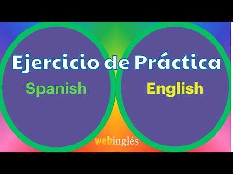 INGLÉS BÁSICO Ejercicio de Práctica para principiantes