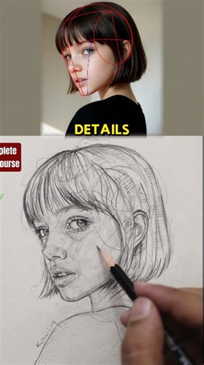 Master Portraits Like a Pro 🔥 Struggling with proportions? I’ll show you a clear, simple way to draw any face — no guesswork. 🎓 Level up your portraits now — full course (English dubbed) with a limited-time discount! 👉 Www.onepencildrawing.com #howtodraw #portraitdrawing #arttutorial #realisticdrawing #pencildrawing | One pencil drawing
