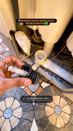 Washing Machine Water Outlet Troubleshooting 🛠️✅ #repairing #washingmachinerepair #shorts