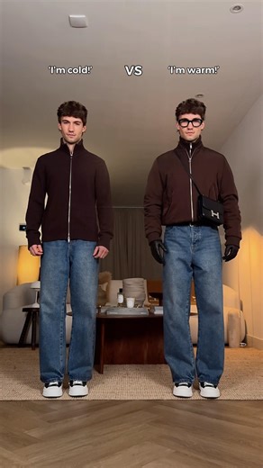 How to style your zip-up sweater & jeans to stay warm in Winter 😮‍💨 | Subscribe for #styling