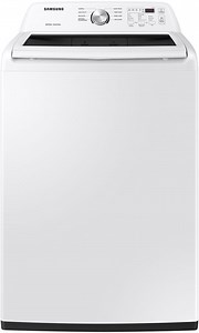 Samsung 4.5 Cu. Ft. White Impeller Top Load Washer with Soft Closing Lid | Amundson's Appliance