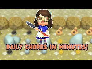 My Cozy ACNH Daily Routine | Chores in Minutes!