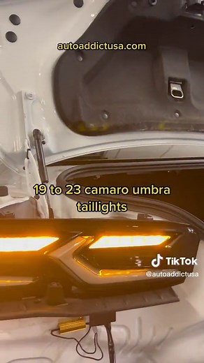 Upgrade Your 19-23 Camaro with Aggressive Taillights | Easy Plug & Play Installation