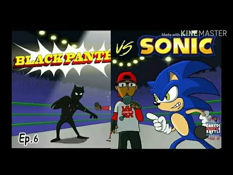 Sonic vs Black Panther - Cartoon Beatbox Battles Fan - Made