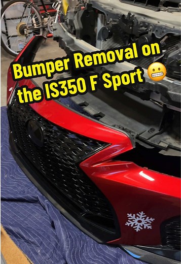 Lexus IS350 Grille Swap: Bumper Removal Guide