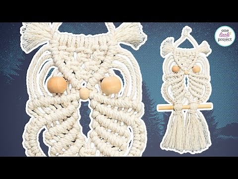 How to Make a Macrame Owl | Free Macrame Owl Pattern