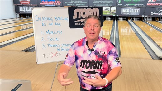 How to enjoy bowling as a senior? Brad Angelo is here to help ⚡️ | Storm Senior Bowling